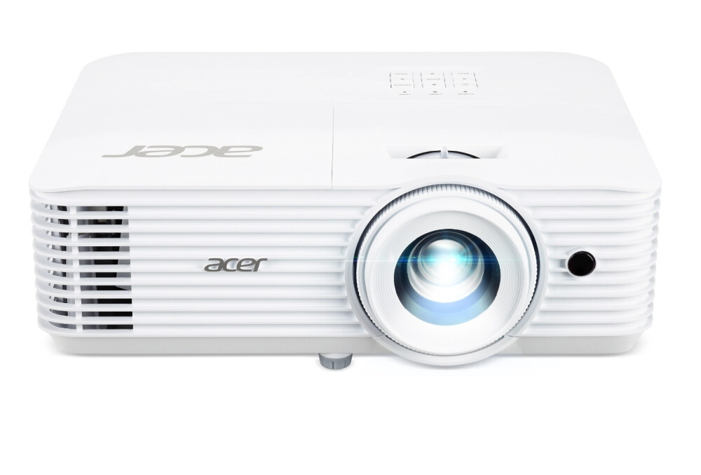 Мултимедиен проектор - Acer Projector X1528Ki, DLP, FHD (1920x1080), 5200 ANSI Lumens, 17 000:1, 1.1x, 3D ready, HDMI 1.4x2, USB 2.0 (Type A), DC Out (5V/1.5A, USB-A), RS232, RGB, Speaker 3W, Wireless dongle included, 2.9Kg, 2Y, White