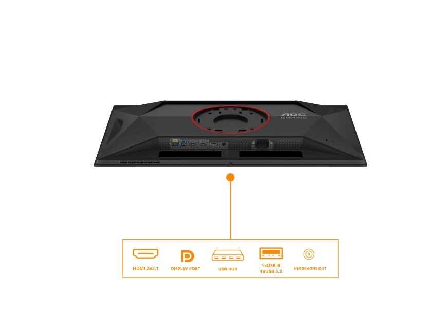 Монитор - AOC Q27G4ZD, 27" QD-OLED, 2560x1440@280Hz, 0.03ms GtG, 1.5M:1, 1000cd m/2, Adaptive Sync, FlickerFree, Anti Blue Light, Tilt, Height Adjust, Pivot, Swivel, 2xHDMI, DP, USB hub