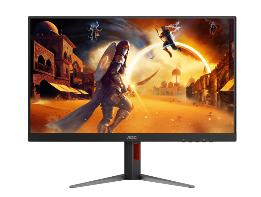 Монитор - AOC Q27G4ZD, 27" QD-OLED, 2560x1440@280Hz, 0.03ms GtG, 1.5M:1, 1000cd m/2, Adaptive Sync, FlickerFree, Anti Blue Light, Tilt, Height Adjust, Pivot, Swivel, 2xHDMI, DP, USB hub