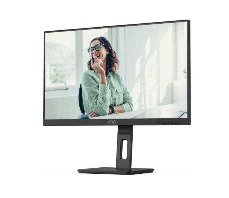 Монитор - AOC Q27P3CV, 27" IPS WLED, 2560x1440@100Hz, 4ms GtG, 350cd m/2, 1000:1, DCR 50M:1, Adaptive Sync, FlickerFree,Low Blue Light, 2Wx2, Tilt, Height Adjust, Pivot, Swivel, 2xHDMI, DP, USB hub, RJ45