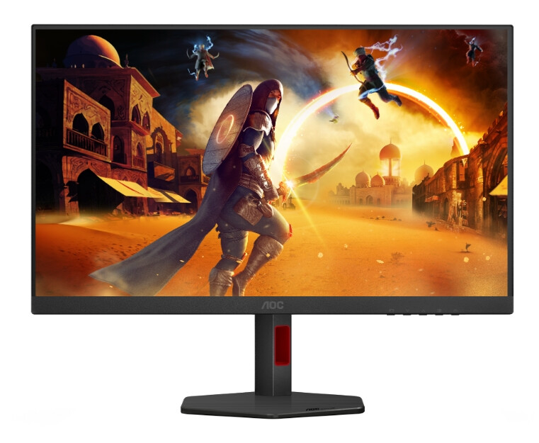 Монитор - AOC Q27G4SRU, 27" Fast IPS WLED, 2560x1440@320Hz, 1ms GtG, 0.3ms MPRT, 450cd m2, 1000:1, Adaptive Sync, FlickerFree, Low Blue Light,  2Wx2, Tilt, Height Adjust, Pivot, Swivel, 2xHDMI, DP, USB hub