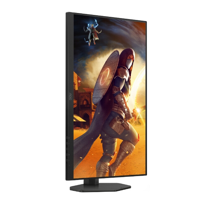 Монитор - AOC Q27G4SRU, 27" Fast IPS WLED, 2560x1440@320Hz, 1ms GtG, 0.3ms MPRT, 450cd m2, 1000:1, Adaptive Sync, FlickerFree, Low Blue Light,  2Wx2, Tilt, Height Adjust, Pivot, Swivel, 2xHDMI, DP, USB hub
