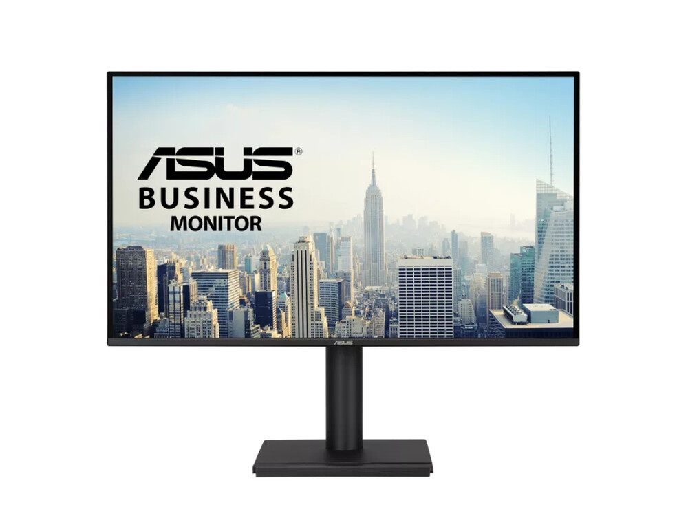 Монитор - Asus VA27AQSE Business Monitor,27", IPS, QHD, 99% sRGB, Frameless, HDMI, DisplayPort, VGA, 1ms MPRT, Stereo Speakers, Low Blue Light, Flicker Free, Ergonomic Design, Black