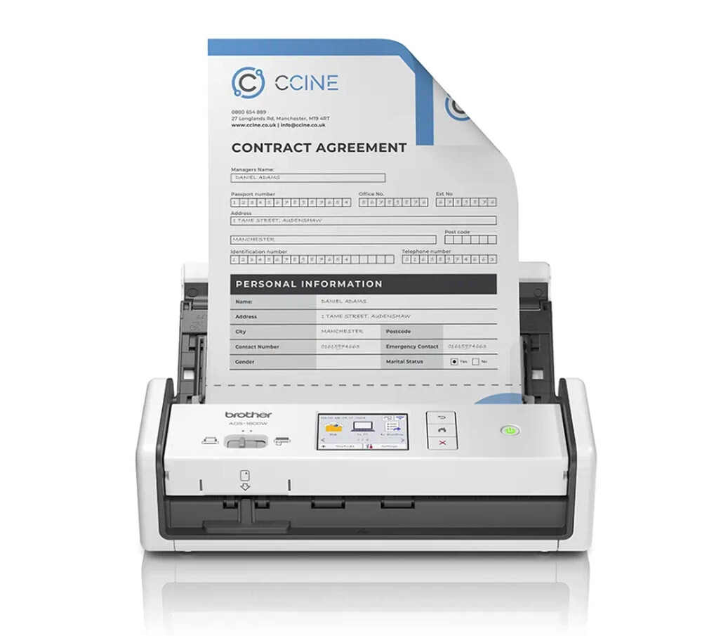 Скенер - Brother ADS-1800W Document Scanner