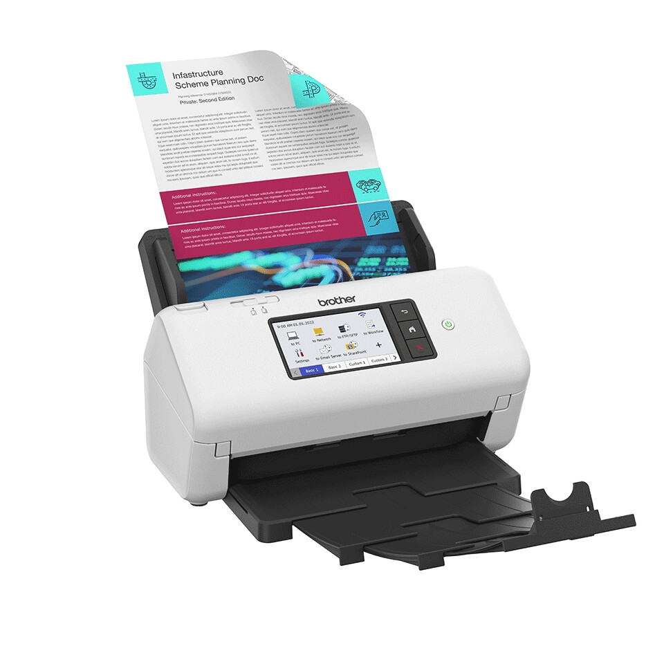 Скенер - Brother ADS-4700W Desktop document scanner