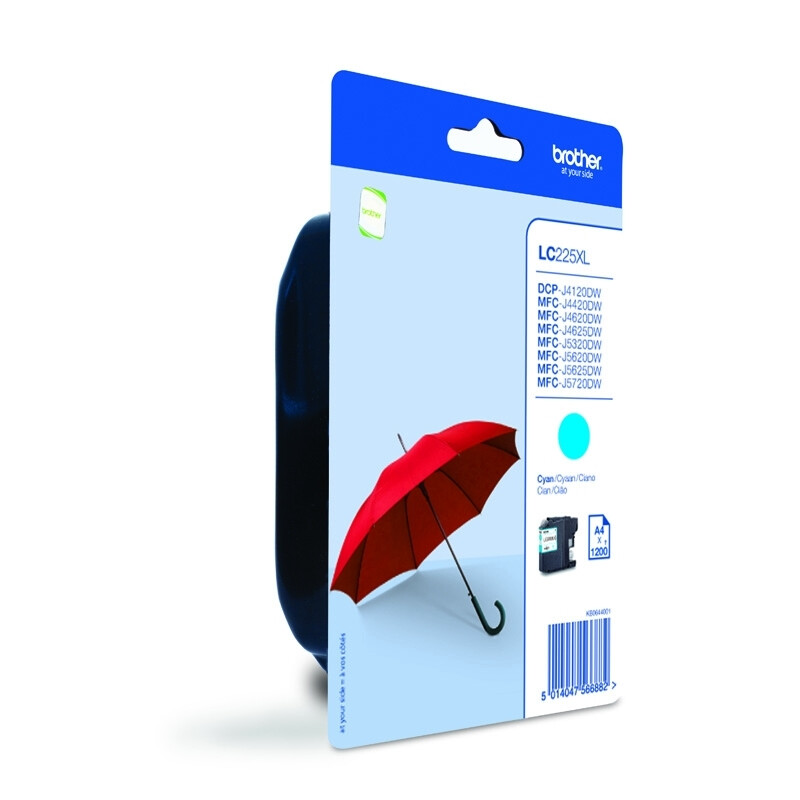 Консуматив - Brother LC-225XL Cyan Ink Cartridge