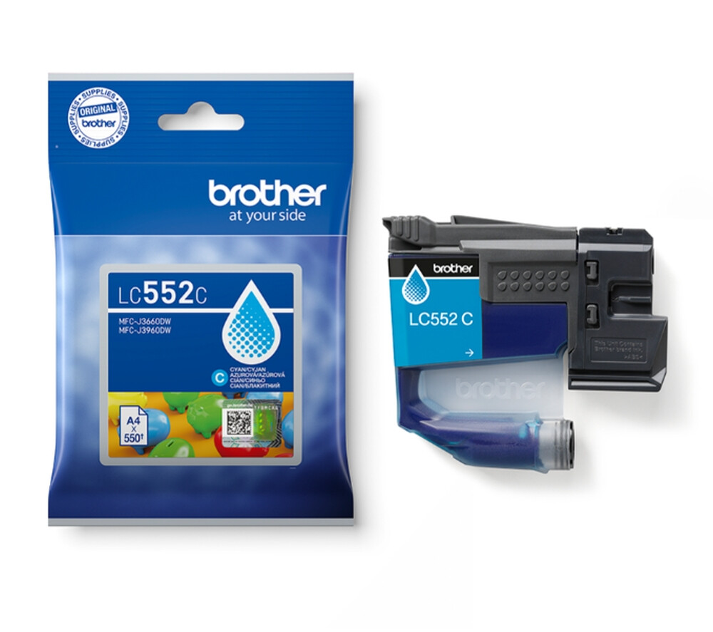 Консуматив - Brother LC-552 Cyan Ink Cartridge