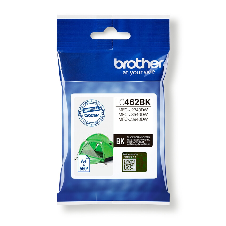 Консуматив - Brother LC462BK Black Ink Cartridge for MFC-J2340DW/J3540DW/J3940DW