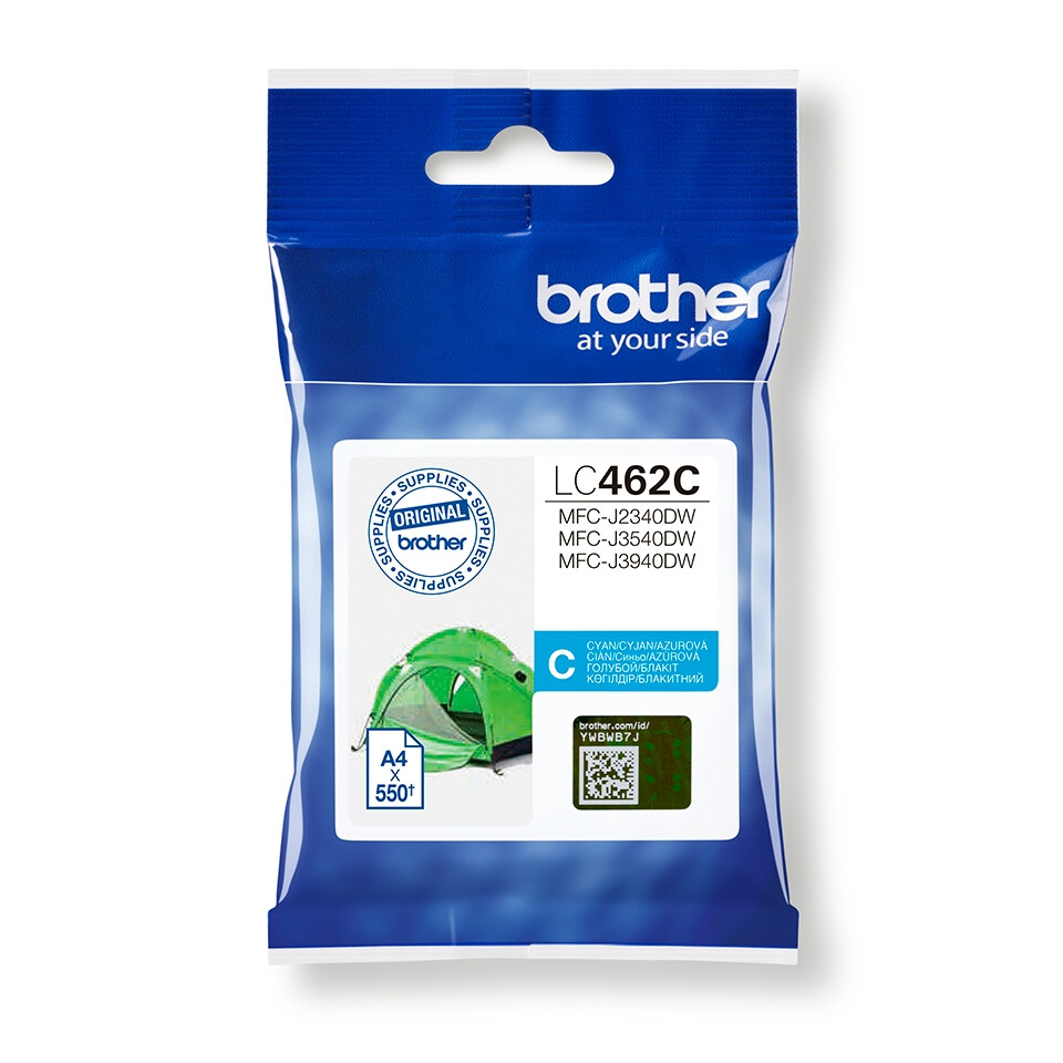Консуматив - Brother LC462C Cyan Ink Cartridge for MFC-J2340DW/J3540DW/J3940DW