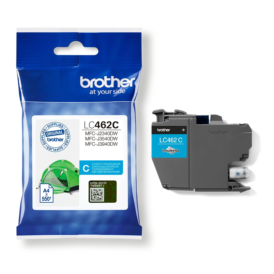 Консуматив - Brother LC462C Cyan Ink Cartridge for MFC-J2340DW/J3540DW/J3940DW