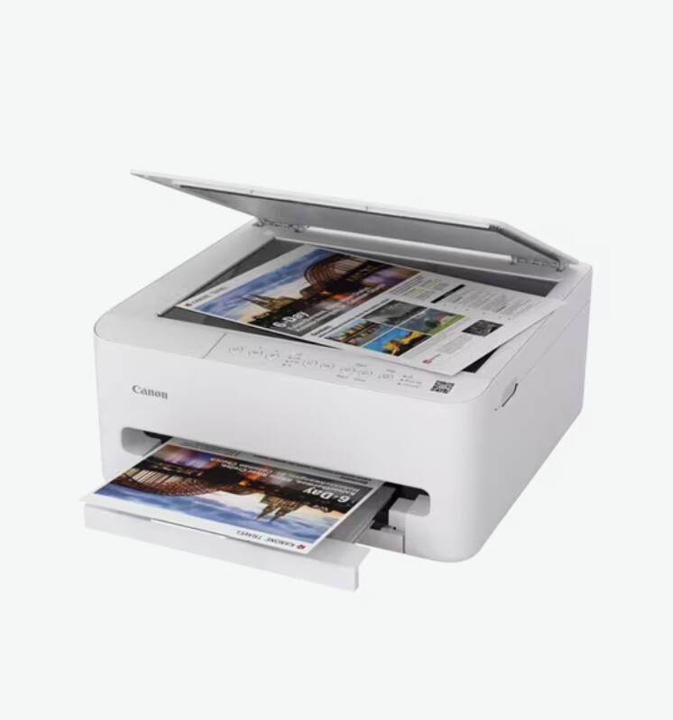 Мастилоструйно многофункционално устройство - Canon PIXMA TS4150i All-In-One, White
