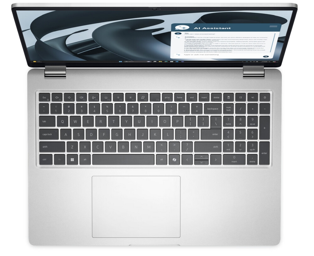 Лаптоп - Dell Pro 16 Plus PB16255, AMD Ryzen 5 220, 16GB, 512GB SSD Gen4, 16.0" FHD+, AMD Radeon 740M, FgrPr & SmtCd, FHD, IR Cam, Mic, WLAN + BT, Backlit Kb, 3 Cell, W11Pro
