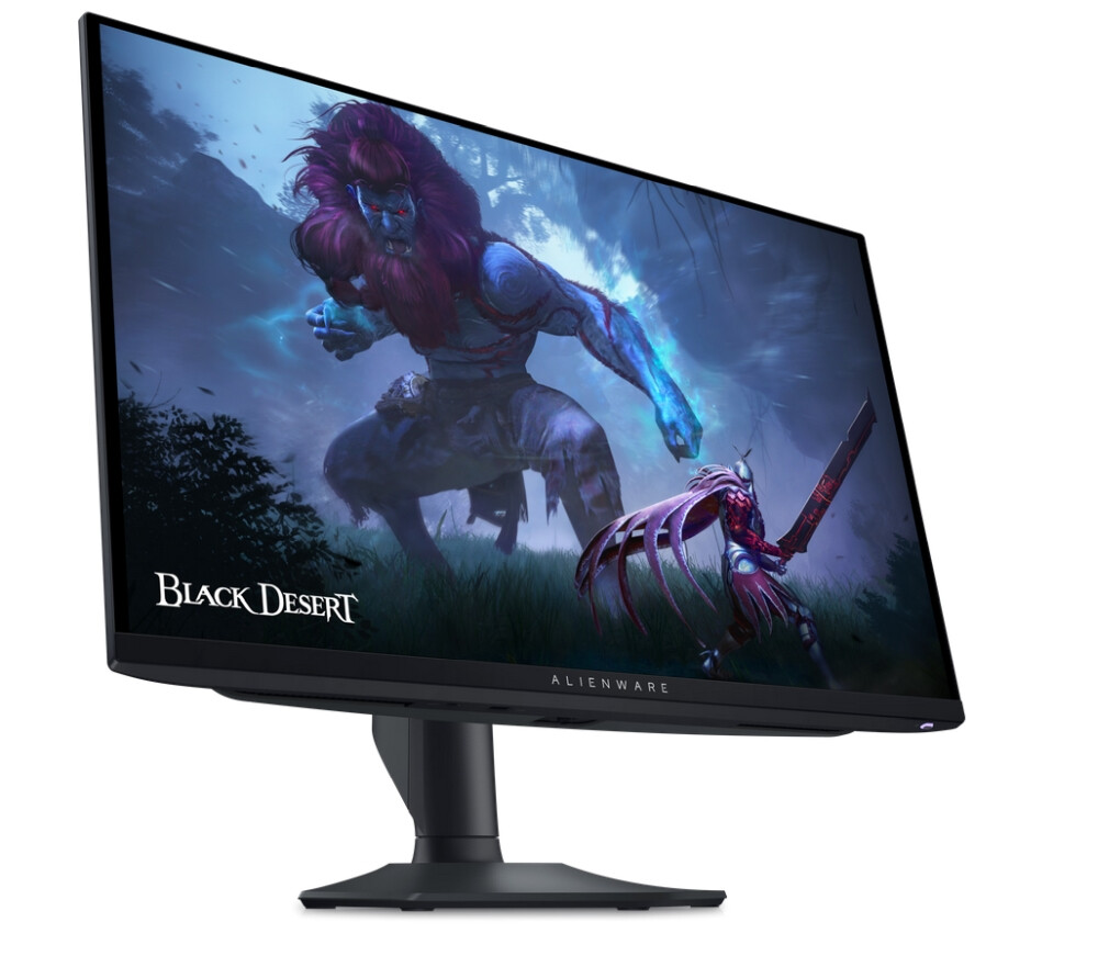 Монитор - Dell Alienware AW2725DF, 26.7" QD-OLED Anti-reflection, 0.03ms, 1000 cd/m2, QHD (2560X1440), 360Hz, HDR-400, AMD FreeSyncPremium Pro+VESA, HDMI, DP, USB-C, USB 3.2,  Height Adjustable, Pivot, Swivel, Tilt, Black