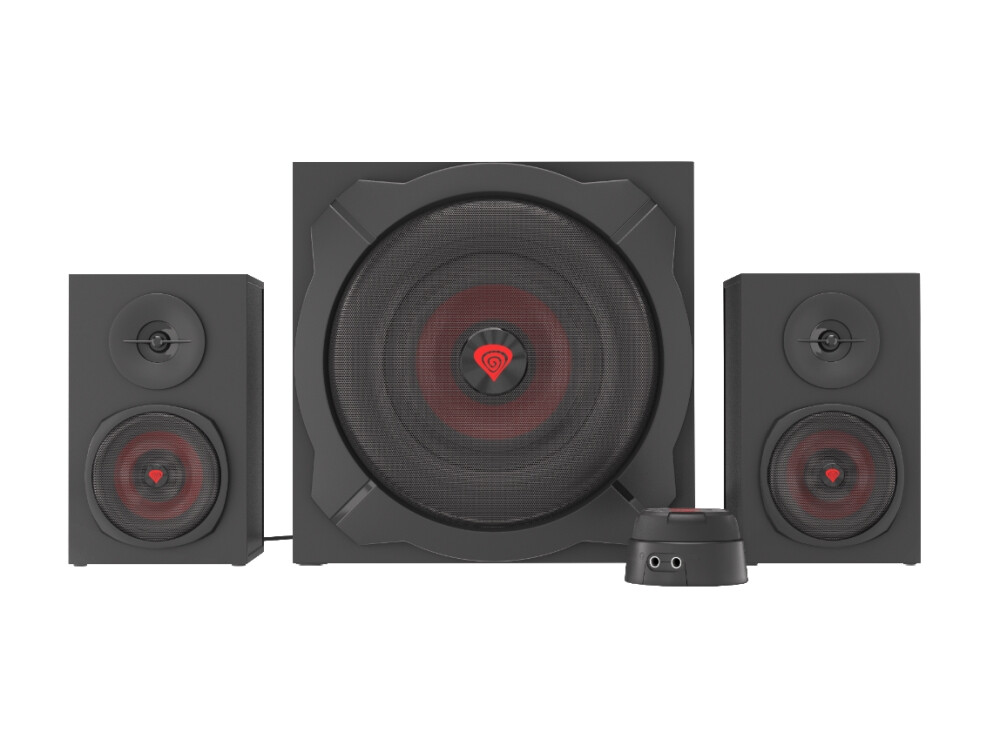 Аудио система - Genesis Speakers Helium 610BT 60W Rms 2.1 Black Wired Remote Control