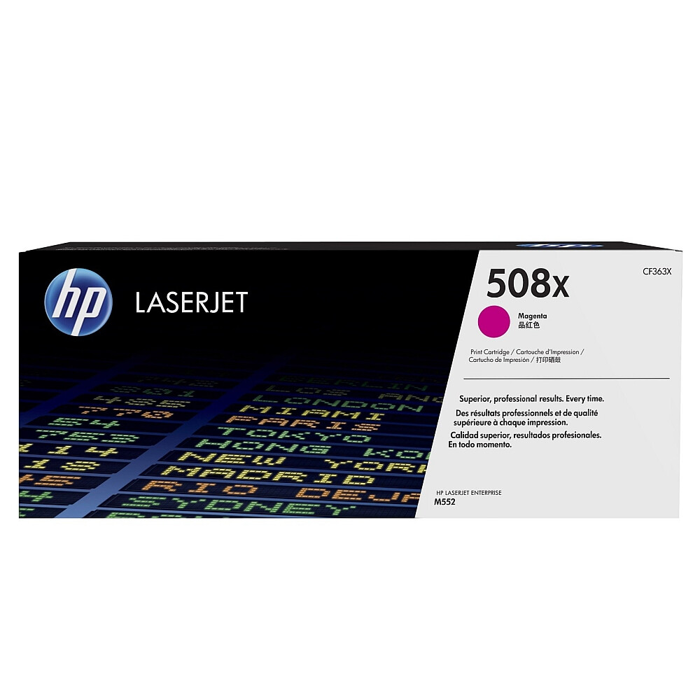 Консуматив - HP 508X High Yield Magenta Original LaserJet Toner Cartridge (CF363X)