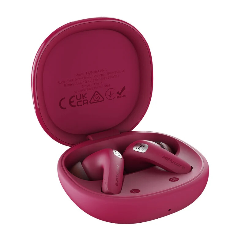 Слушалки - HiFuture FlyBuds 4 AI Hot Pink