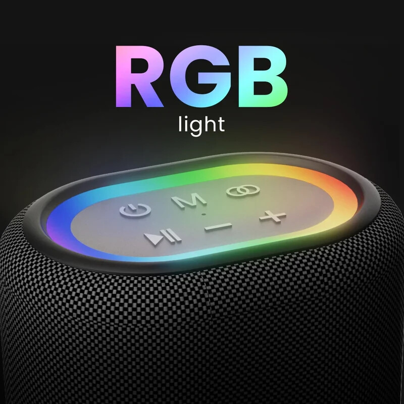 Тонколони - HiFuture Vocalist100 Silver, 20W Output, Karaoke Enable, Two Wireless Microphone, 4000mAh Battery (Support Power Bank), RGB Lighting, Pair to Play (TWS Mode), Bluetooth 5.3