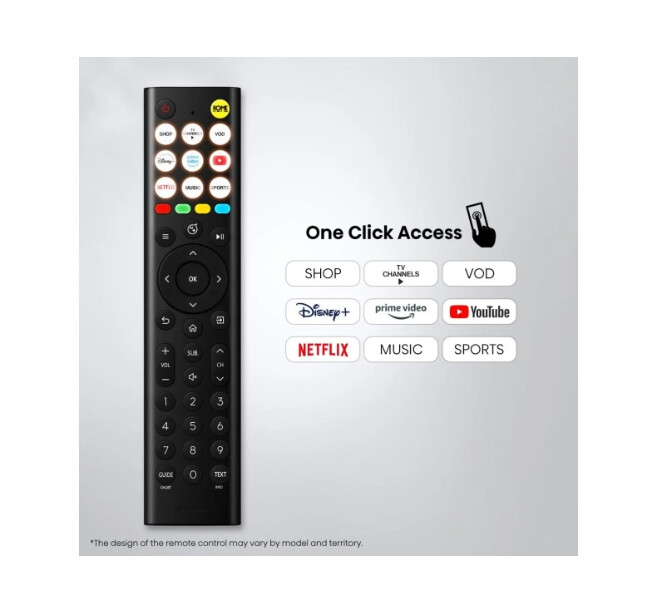 Телевизор - Hisense 40" A5S, Full HD 1920x1080, QLED, Quantum Dot, HDR, HLG, DTS HD, Light Sensor, Dolby Audio, Smart TV, WiFi, WiFi Direct, 2xHDMI, 2xUSB, LAN, CI+, DVB-T2/C/S2, Black