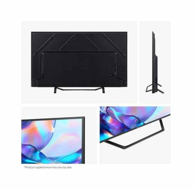 Телевизор - Hisense 43" A7S, 4K Ultra HD 3840x2160, QLED, FALD, Quantum Dot, HDR 10+, HLG, Dolby Vision, Dolby Atmos, Smart TV, WiFi 5GHz, WiFi Direct, BT, Anyview Cast, 3xHDMI, 2xUSB, LAN, CI+, DVB-T2/C/S2, Black
