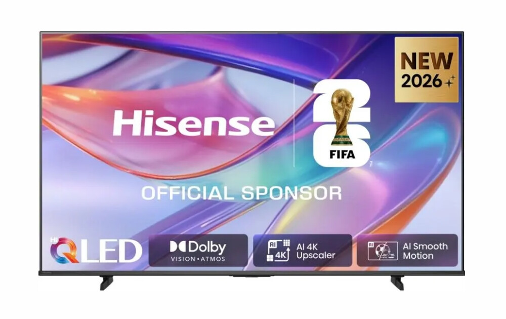 Телевизор - Hisense 43" E7S, 4K Ultra HD 3840x2160, QLED, Quantum Dot, HDR 10+, HLG, Dolby Vision, Light Sensor, Smart TV, WiFi 5GHz, WiFi Direct, BT, Anyview Cast, 3xHDMI, 2xUSB, LAN, CI+, DVB-T2/C/S2, Black