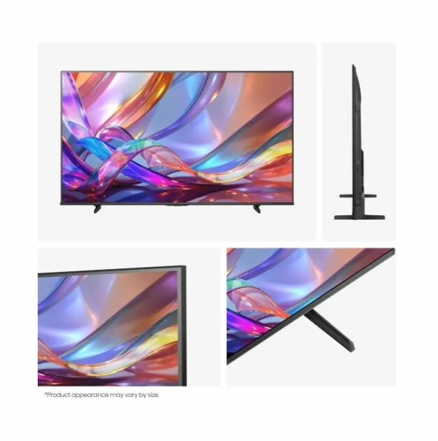 Телевизор - Hisense 43" E7S, 4K Ultra HD 3840x2160, QLED, Quantum Dot, HDR 10+, HLG, Dolby Vision, Light Sensor, Smart TV, WiFi 5GHz, WiFi Direct, BT, Anyview Cast, 3xHDMI, 2xUSB, LAN, CI+, DVB-T2/C/S2, Black