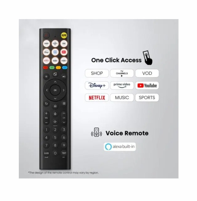 Телевизор - Hisense 43" E7S, 4K Ultra HD 3840x2160, QLED, Quantum Dot, HDR 10+, HLG, Dolby Vision, Light Sensor, Smart TV, WiFi 5GHz, WiFi Direct, BT, Anyview Cast, 3xHDMI, 2xUSB, LAN, CI+, DVB-T2/C/S2, Black