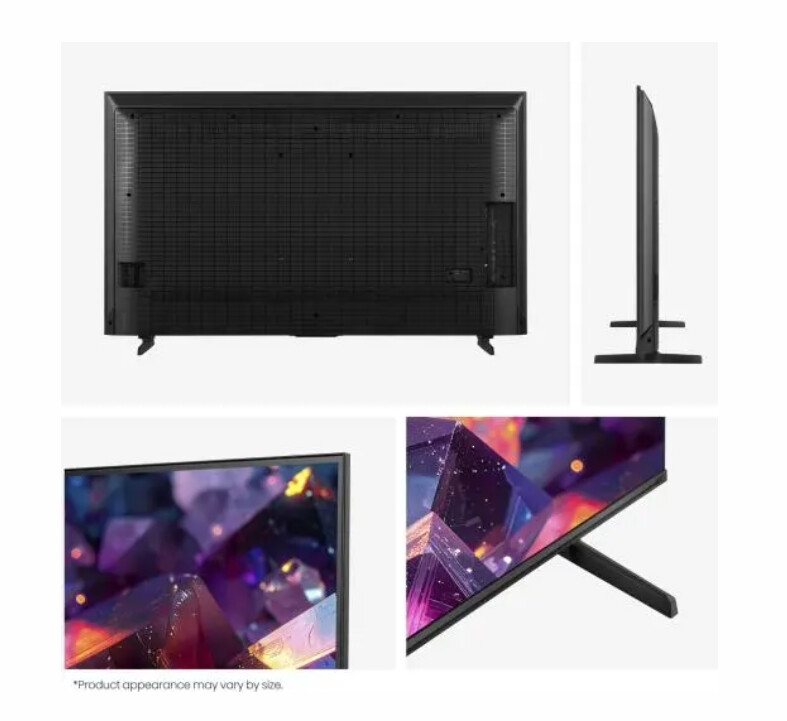 Телевизор - Hisense 50" E7S Pro, 4K Ultra HD 3840x2160, QLED, Quantum Dot, 144Hz, HDR 10+ adaptive, HLG, Dolby Vision, DTS Virtual X, Smart TV, WiFi 5GHz, WiFi Direct, BT, Anyview Cast, 4xHDMI, 2xUSB, LAN, CI+, DVB-T2/C/S2, Black