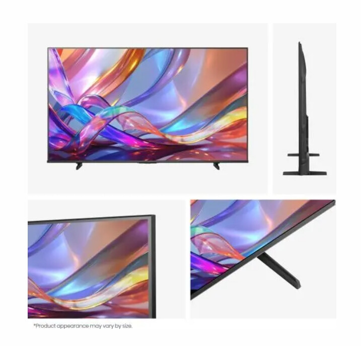 Телевизор - Hisense 50" E7S, 4K Ultra HD 3840x2160, QLED, Quantum Dot, HDR 10+, HLG, Dolby Vision, DTS Virtual X, Smart TV, WiFi, Light Sensor, BT, Anyview Cast, 3xHDMI, 2xUSB, LAN, CI+, DVB-T2/C/S2, Black