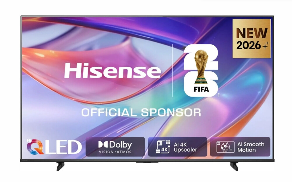 Телевизор - Hisense 55" E7S, 4K Ultra HD 3840x2160, QLED, Quantum Dot, HDR 10+, HLG, Dolby Vision, DTS Virtual X, Smart TV, WiFi, Light Sensor, BT, Anyview Cast, 3xHDMI, 2xUSB, LAN, CI+, DVB-T2/C/S2, Black