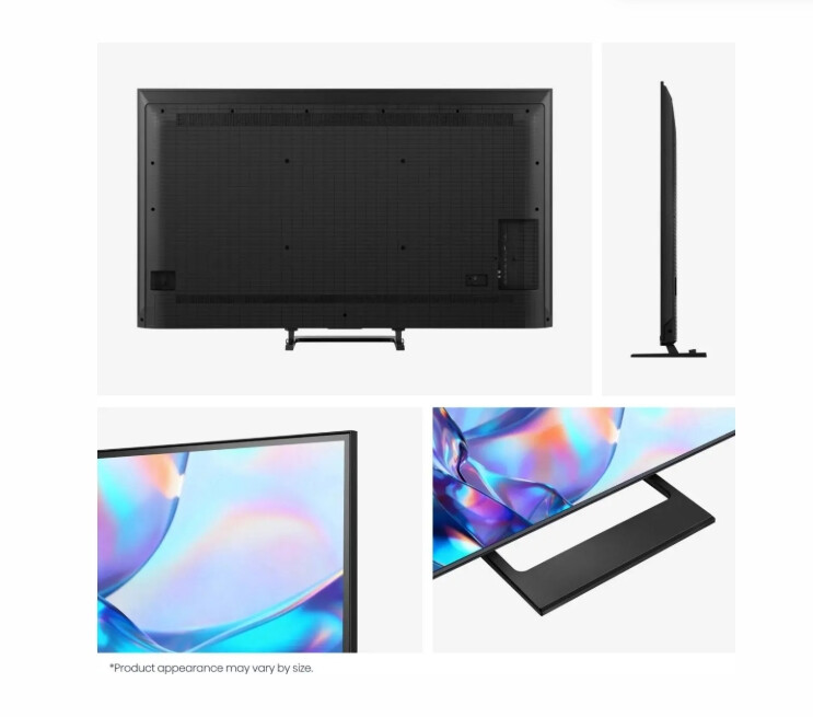 Телевизор - Hisense 55"A7S, 4K Ultra HD 3840x2160, Quantum Dot, Light Sensor,HDR 10+, HLG, Dolby Vision, Dolby Atmos, Smart TV, Voice Control,2x10 W + 20 W ,WiFi 5GHz, WiFi Direct, BT, Anyview Cast, 3xHDMI, 2xUSB, LAN, DVB-T2/C/S2, Black