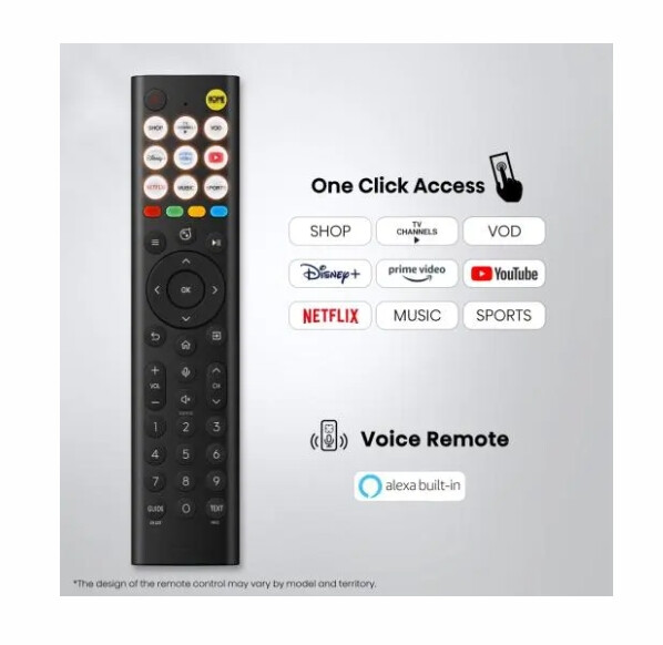 Телевизор - Hisense 55" A6S, 4K Ultra HD 3840x2160, DLED, DFA, Precision Colour, HDR 10+, HLG, Dolby Vision,Light sensor, Smart TV, WiFi, BT, AnyView Cast, Gaming Mode, 1xHDMI2 eArc, 3xHDMI, 2xUSB, LAN, CI+, DVB-T2/C/S2, Black