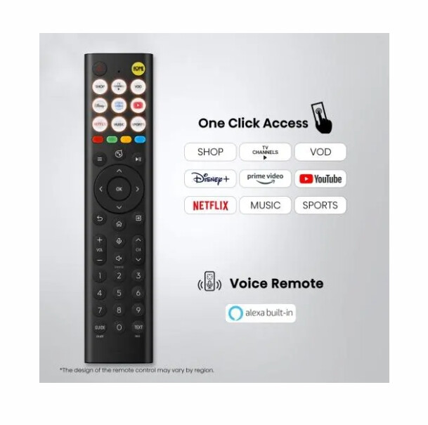 Телевизор - Hisense 65" E7S, 4K Ultra HD 3840x2160, QLED, Quantum Dot, HDR 10+, HLG, Dolby Vision, DTS Virtual X, Smart TV,Light Sensor,WiFi Direct, BT, Anyview Cast, 3xHDMI, 2xUSB, LAN, CI+, DVB-T2/C/S2, Black
