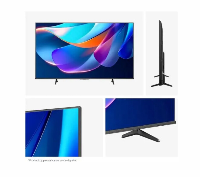 Телевизор - Hisense 65" A6S, 4K Ultra HD 3840x2160, DLED, DFA, Precision Colour, HDR 10+, HLG, Dolby Vision, DTS Virtual X, Smart TV, WiFi, BT, Light Sensor, Gaming Mode, 1xHDMI2 eArc, 3xHDMI, 2xUSB, LAN, CI+, DVB-T2/C/S2, Black
