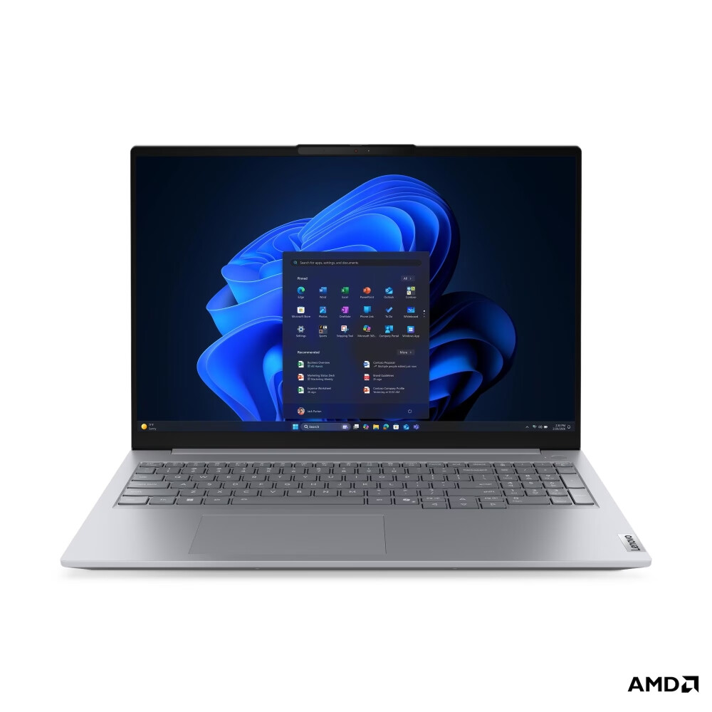 Лаптоп - Lenovo ThinkBook 16 G9 AMD Ryzen 7 250 (up to 5.1GHz, 16MB), 32GB (16+16) SODIMM DDR5-5600, 512GB SSD, 16" WUXGA (1920x1200) IPS AG, AMD Radeon 780M Graphics, FHD&IR Cam, Backlit KB, WLAN, BT, 3 cell, DOS, 3Y CCI