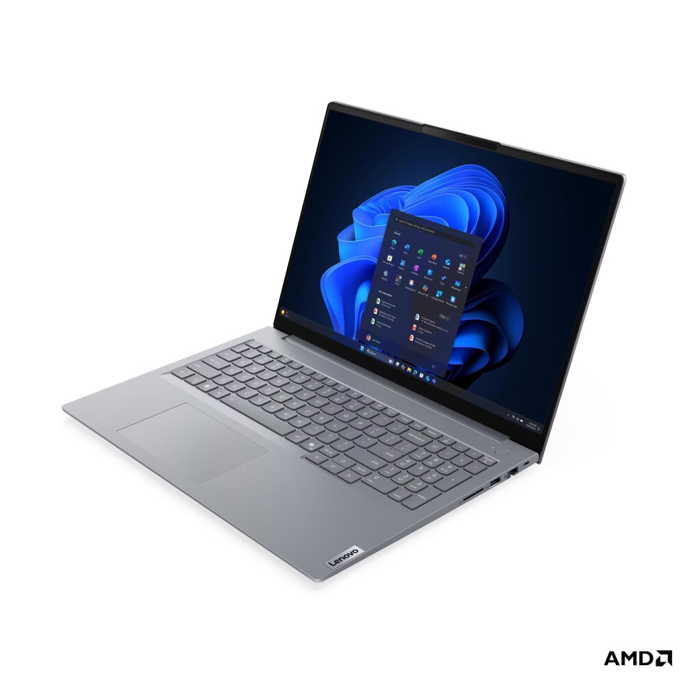 Лаптоп - Lenovo ThinkBook 16 G9 AMD Ryzen 7 250 (up to 5.1GHz, 16MB), 32GB (16+16) SODIMM DDR5-5600, 512GB SSD, 16" WUXGA (1920x1200) IPS AG, AMD Radeon 780M Graphics, FHD&IR Cam, Backlit KB, WLAN, BT, 3 cell, DOS, 3Y CCI