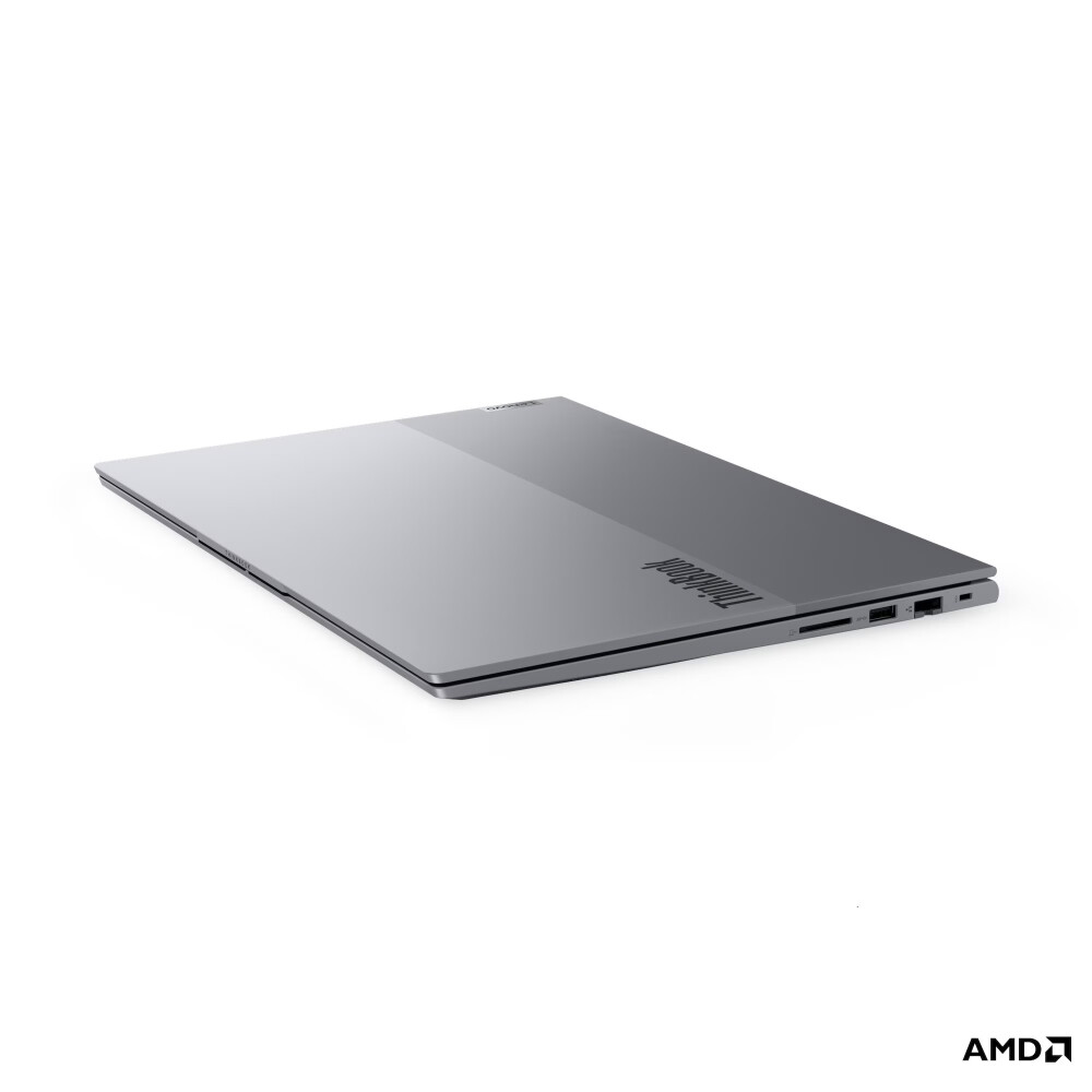 Лаптоп - Lenovo ThinkBook 16 G9 AMD Ryzen 7 250 (up to 5.1GHz, 16MB), 32GB (16+16) SODIMM DDR5-5600, 512GB SSD, 16" WUXGA (1920x1200) IPS AG, AMD Radeon 780M Graphics, FHD&IR Cam, Backlit KB, WLAN, BT, 3 cell, DOS, 3Y CCI