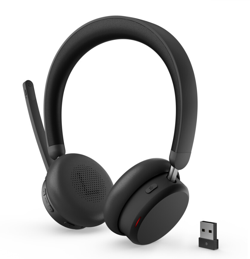 Слушалки - Lenovo Dual-Mode Wireless ANC Headset 6550 (USB-A, Teams)