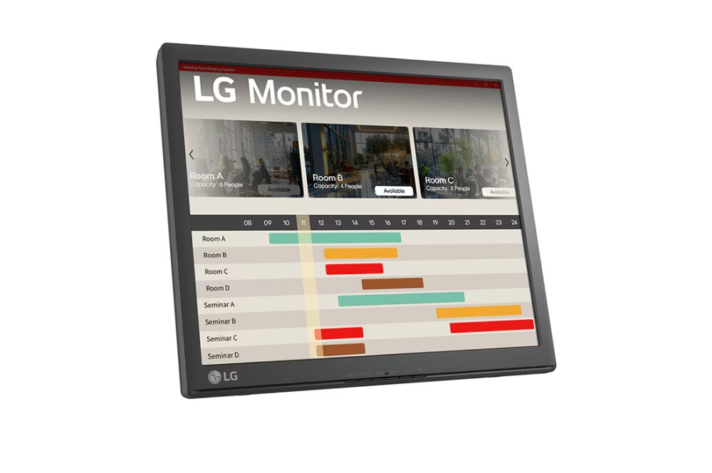Монитор - LG 17BR30T-B, 17" 5:4 TFT  TN LCD Touch Screen Anti-Glare, SXGA (1280x1024), 5 ms, 1000:1 (Native), 200cd, D-SUB, USB Upstream Port, Tilt, Black
