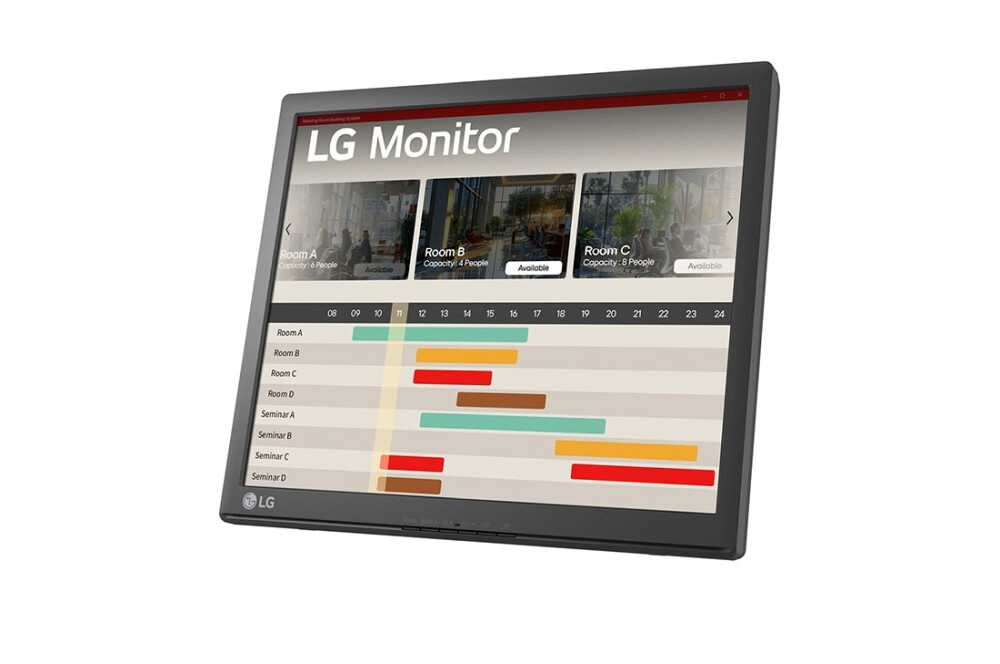 Монитор - LG 17BR30T-B, 17" 5:4 TFT  TN LCD Touch Screen Anti-Glare, SXGA (1280x1024), 5 ms, 1000:1 (Native), 200cd, D-SUB, USB Upstream Port, Tilt, Black