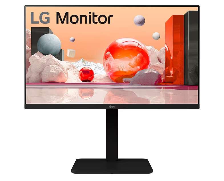 Монитор - LG 24BA550-B, 23.8" IPS LED AG, 200cd/m2, Full HD 1920x1080, 100Hz, sRGB 95% , D-Sub, Display Port, HDMI, USB 5 Gbps, Speaker 2W x 2, Tilt, Height, Swivel, Pivot, Reader Mode, LG Switch app, Black