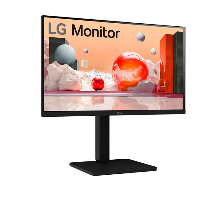 Монитор - LG 24BA550-B, 23.8" IPS LED AG, 200cd/m2, Full HD 1920x1080, 100Hz, sRGB 95% , D-Sub, Display Port, HDMI, USB 5 Gbps, Speaker 2W x 2, Tilt, Height, Swivel, Pivot, Reader Mode, LG Switch app, Black