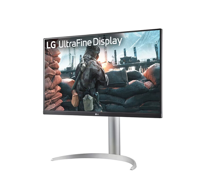 Монитор - LG 27UP650K-W, 27" UHD 4K IPS AG, DCI-P3 95%, UltraFine, 5ms, 1200:1, Mega DFC, 400 cd/m2, 3840x2160, HDR 10, VESA Display HDR 400, HDMI, DisplayPort, Headphone out, Height Adjustable,Pivot Tilt, Reader Mode