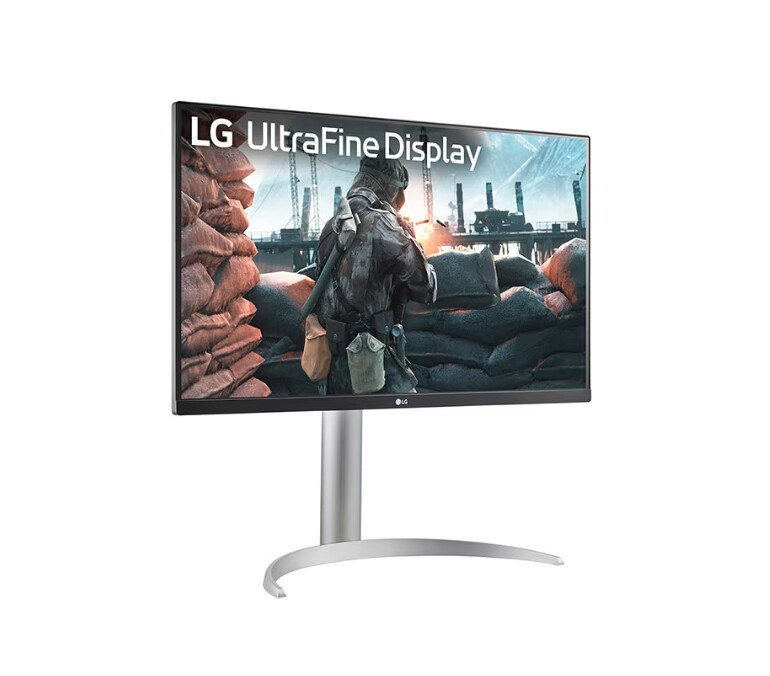 Монитор - LG 27UP650K-W, 27" UHD 4K IPS AG, DCI-P3 95%, UltraFine, 5ms, 1200:1, Mega DFC, 400 cd/m2, 3840x2160, HDR 10, VESA Display HDR 400, HDMI, DisplayPort, Headphone out, Height Adjustable,Pivot Tilt, Reader Mode