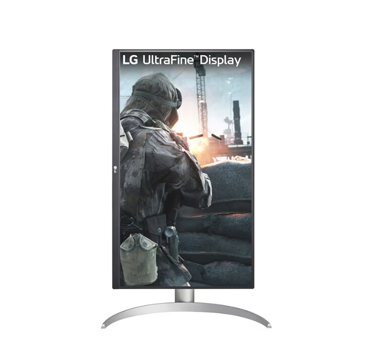 Монитор - LG 27UP650K-W, 27" UHD 4K IPS AG, DCI-P3 95%, UltraFine, 5ms, 1200:1, Mega DFC, 400 cd/m2, 3840x2160, HDR 10, VESA Display HDR 400, HDMI, DisplayPort, Headphone out, Height Adjustable,Pivot Tilt, Reader Mode