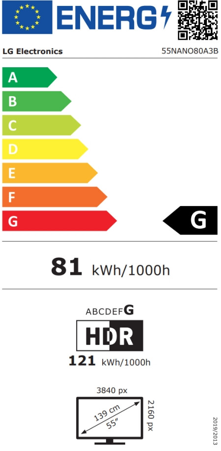 Телевизор - LG 55NANO80A3B