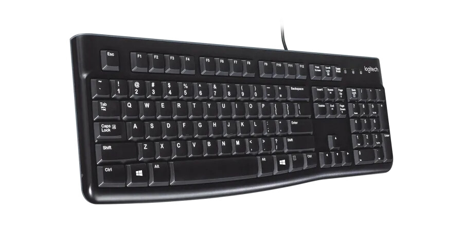 Клавиатура - Logitech Keyboard K120 - US INTL - EER
