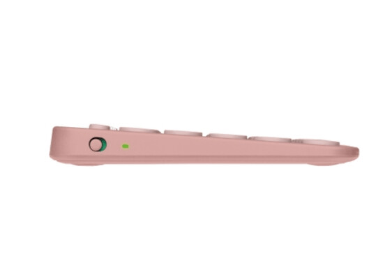 Клавиатура - Logitech Pebble Keys 2 K380s - TONAL ROSE - US INT'L - BT - N/A - INTNL-973 - UNIVERSAL