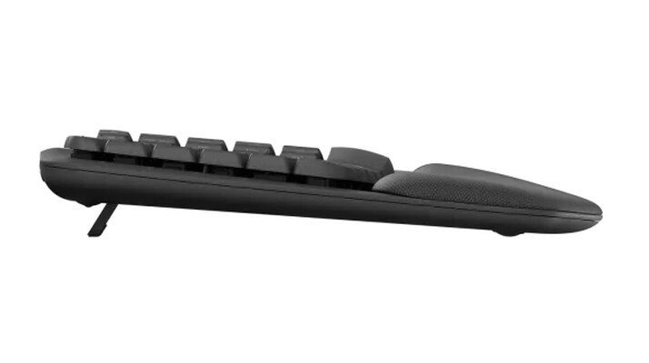 Клавиатура - Logitech Wave Keys wireless ergonomic keyboard - GRAPHITE - US INT`L - 2.4GHZ/BT - N/A - INTNL-973 - UNIVERSAL