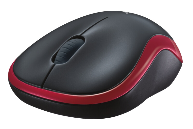 Мишка - Logitech Wireless Mouse M185 - RED - 2.4GHZ - N/A - EWR2 - 10PK ARCA AUTO