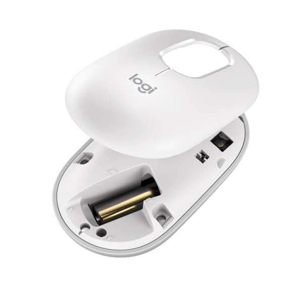 Мишка - Logitech POP Mouse with emoji -  OFF-WHITE - BT - N/A - EMEA28i-935 - FY25,TERRA